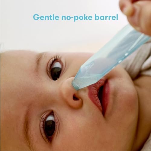 Frida Baby NoseFrida SnotSucker for Baby, Nasal Aspirator for Baby, Nose Sucker Nasal Aspirator for Allergy Relief + Congestion Relief, FSA/HSA Eligible