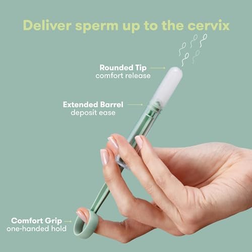 Frida Fertility at-Home Insemination Kit Developed with Specialists for Family Planning and Pregnancy Support, Minimal Sperm Waste, 2 Applicators + Collection Cup, FSA/HSA Eligible