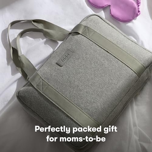 Frida Mom Pre-Packed Hospital & Diaper Bag Essentials, C-Section Delivery, Recovery, & Newborn Grooming Kit in One, Easy to Organize with Removable Toiletry Bags, & Suitcase Strap (50pc Gift Set)