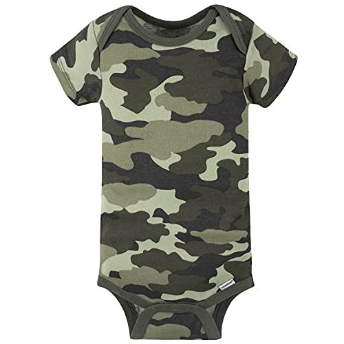 Gerber Baby Boys' 4-Pack Short Sleeve Onesies Bodysuits