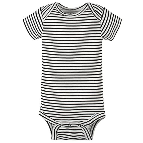 Gerber Baby Boys' 4-Pack Short Sleeve Onesies Bodysuits