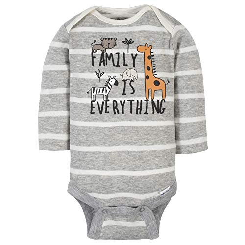 Gerber Baby Boys' 6-Pack Long-Sleeve Onesies Bodysuit