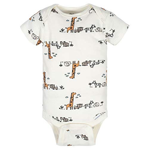 Gerber Baby Boys' 8-Pack Short Sleeve Onesies Bodysuits