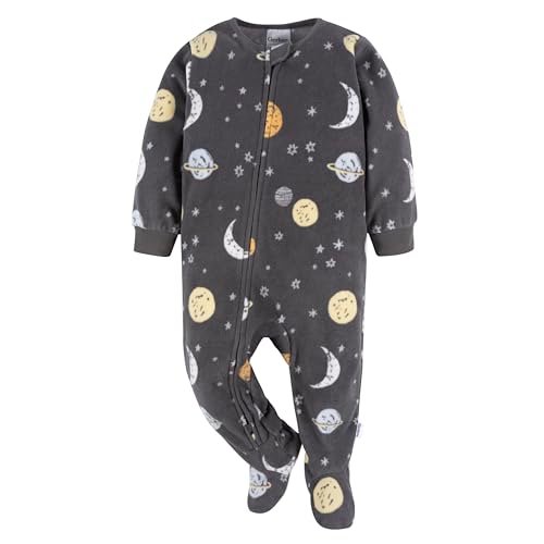 Gerber baby-boys Flame Resistant Fleece Footed Pajamas 3-pack