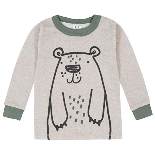 Gerber Baby Boys' Toddler Snug Fit 4-Piece Pajama Set