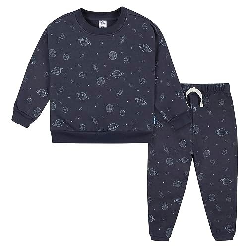 Gerber Baby & Toddler Boys' 2-Piece Fleece Sweatshirt and Jogger Set