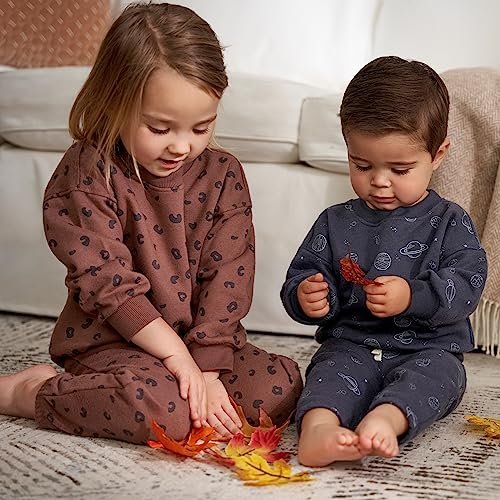 Gerber Baby & Toddler Boys' 2-Piece Fleece Sweatshirt and Jogger Set