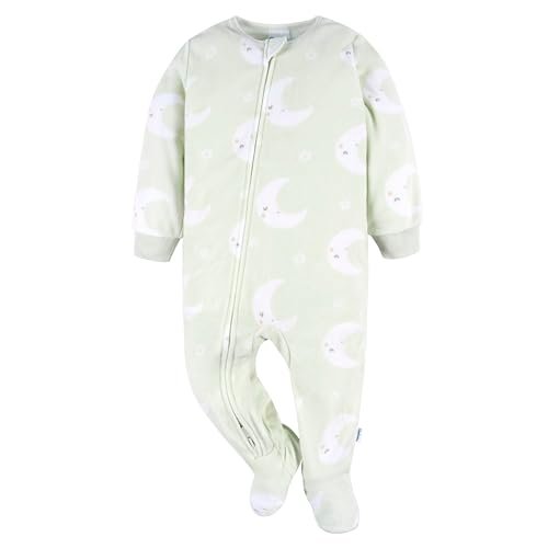 Gerber Unisex Baby Flame Resistant Fleece Footed Pajamas 3-Pack