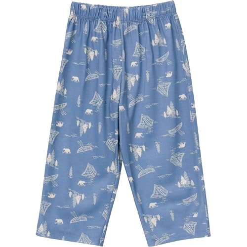 Gerber Unisex Baby Toddler Boy and Girl 2-Piece Coat Style Pajama Pant Set