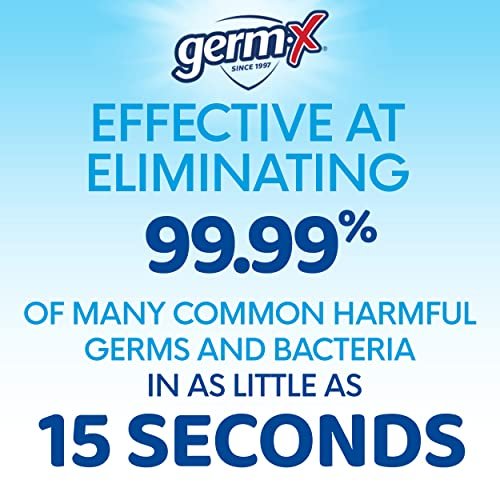 Germ-X Advanced Hand Sanitizer, Non-Drying Moisturizing Clear Gel, Instant and No Rinse Formula, Large Family Size Pump Bottle, 34 Fl Oz (1 Liter)