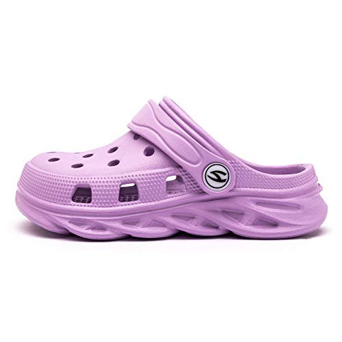HOBIBEAR Boys and Girls Classic Graphic Garden Clogs Slip on Water Shoes(Toddler/Little Kids/Big Kids)