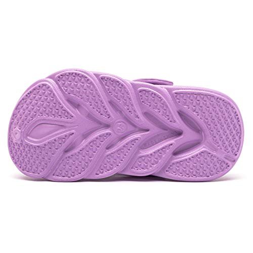 HOBIBEAR Boys and Girls Classic Graphic Garden Clogs Slip on Water Shoes(Toddler/Little Kids/Big Kids)