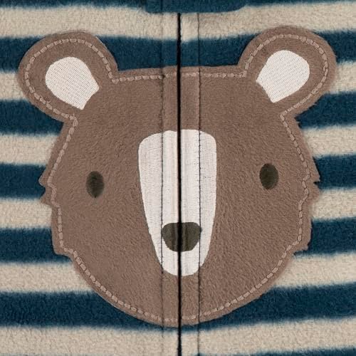 Huggies Unisex Baby 3-pack Footed Fleece Coverall Pajamas