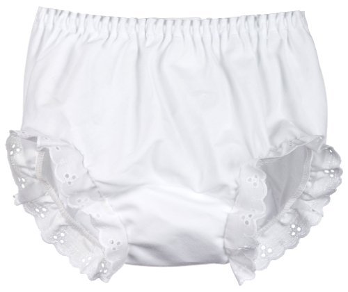 I.C. Collections Little Girls White Double Seat Panty