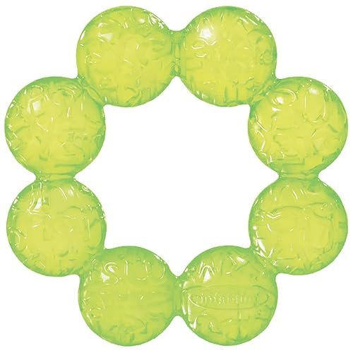 Infantino Water Teethers – Sensory Exploration and Teething Relief, Cooling Relief for Teething Babies, Lime & Blue, 3-Pack