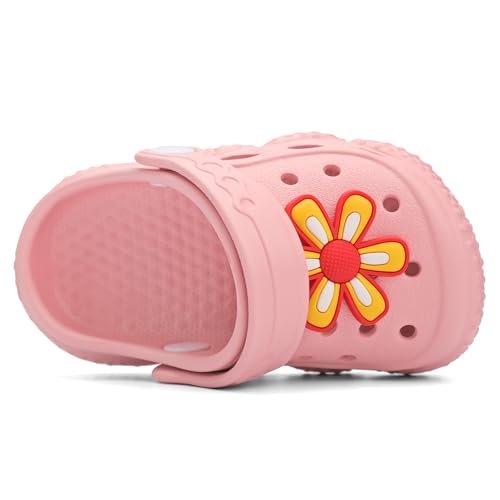 INMINPIN Baby Clogs Garden Shoes Newborn Infant Lightweight Breathable Beach Pool Sandals Non-Slip Baby Boys Girls Water Shower Summer Shoes Splay Naturally