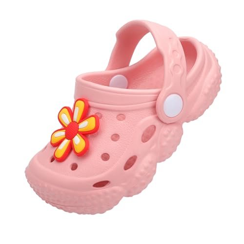 INMINPIN Baby Clogs Garden Shoes Newborn Infant Lightweight Breathable Beach Pool Sandals Non-Slip Baby Boys Girls Water Shower Summer Shoes Splay Naturally