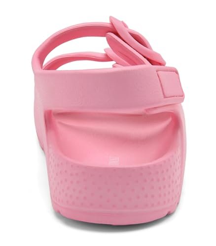 INMINPIN Toddler Boys Girls Buckle Sandals Comfort Open Toe Sandal with Adjustable Back Strap