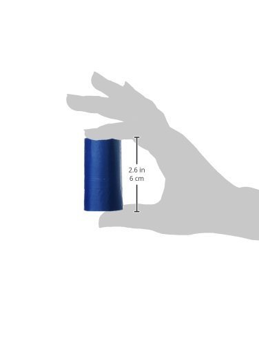 J.L. Childress Tie 'N Toss Disposable Diaper Bag Refill Rolls - Diaper and Dog Poop Bags - 60 Large Bags - Easy Tear - Blue