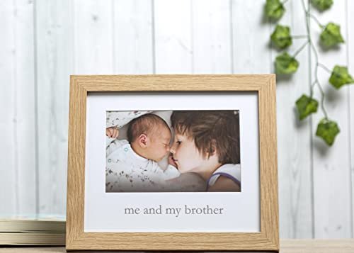 Kate & Milo Me & My Brother Frame, Sibling Keepsake Frame, Baby Nursery Décor Wall Art Picture Frame