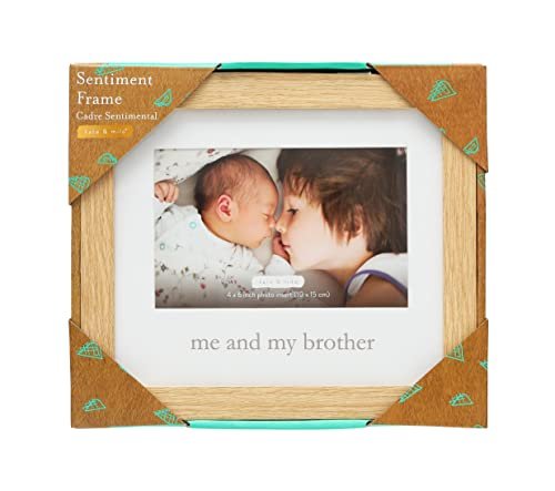 Kate & Milo Me & My Brother Frame, Sibling Keepsake Frame, Baby Nursery Décor Wall Art Picture Frame