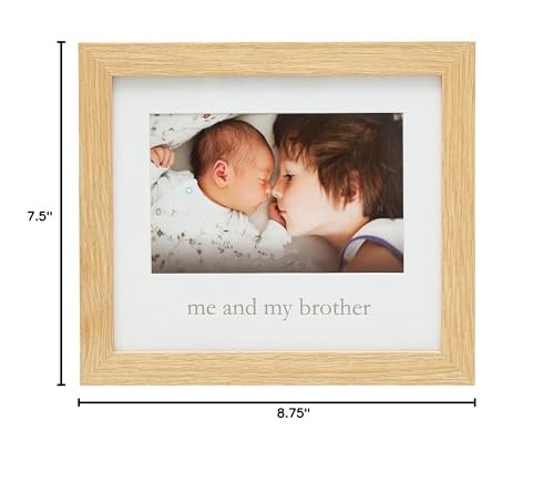Kate & Milo Me & My Brother Frame, Sibling Keepsake Frame, Baby Nursery Décor Wall Art Picture Frame