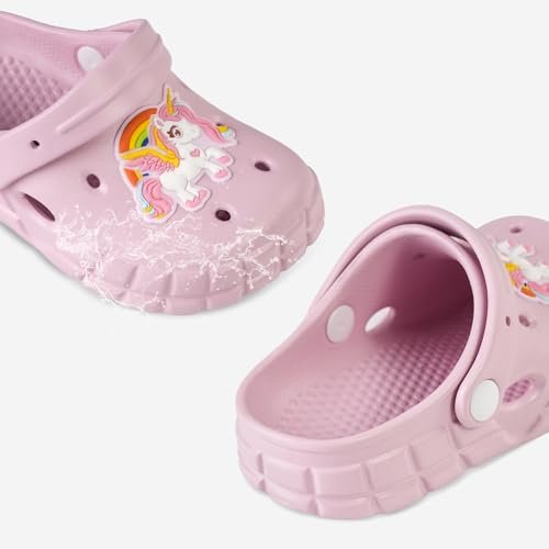 Kids Clogs for Boys Girls Lightweight Slip-On Sandals Water Shoes Beach Pool Slippers for Toddler/Little Kid