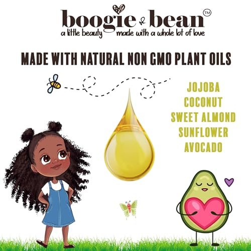 Kids Hair Oil, Baby Hair Moisturizer and Kids Hair Vitamins for Hair Growth; Baby Hair Products for Black Babies, Infants and Toddlers Natural