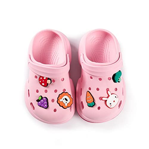 KIDSUN Toddler Kids Boys Girls Cute Garden Clogs Water Sandals Slip On Shoes Slipper Slides Lightweight Outdoor Summer Infant Children Beach Pool Play Shoes (Baby/Toddler Kids)