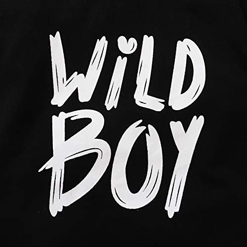 Kucnuzki Toddler Baby Boy Clothes Outfits Short Summer Sleeve Letters Printed Shirt Shorts Sets 2PC Little Boy Clothing