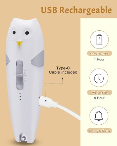 Lictin Baby Healthcare and Grooming Kit, 26 in 1 Rechargeable Nail Trimmer Electric Set,Safe File with Auto Light, Newborn Nursery Health Care Portable Safety Set for Infant Toddlers Boys Girls, Grey