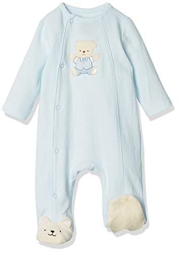 Little Me Clothes for Baby Boys' 100% Cotton Scratch-Free Tag Footie Sleeper, Preemie to 9 Months