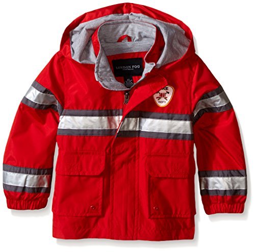 LONDON FOG Baby Boys' Little Man Rain Slicker Raincoat