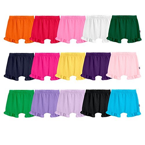 Made in USA Baby Bloomer Ruffle Diaper Cover in 100% Soft Cotton by Made in USA