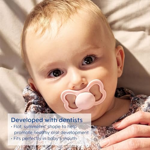 MAM Air Matte Pacifiers, for Sensitive Skin, 6+ Months, Best Pacifier for Breastfed Babies, Baby Boy Pacifiers, 6-16, 4 Count