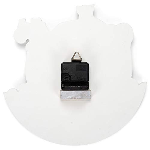 Mark Feldstein & Associates Precious Moments Noah's Ark Soft Pastel 11 x 11 MDF Wood Hanging Wall Clock