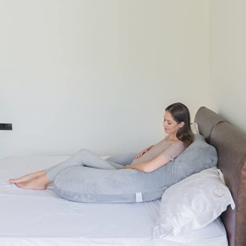 Maternity Pillow U Shape， Pregnancy Pillows for Sleeping， Body Pillow， Full Body Pillow，Back Hip Leg Abdominal Support Soft and Comfortable Maternity Pillow， Pillowcase Removable Easy to Clean……