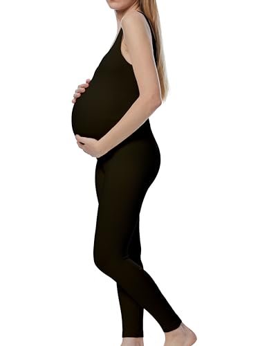 Maternity Workout Romper Pregnancy Yoga Ribbed One Piece Seamless Square Neck Leggings Jumpsuit