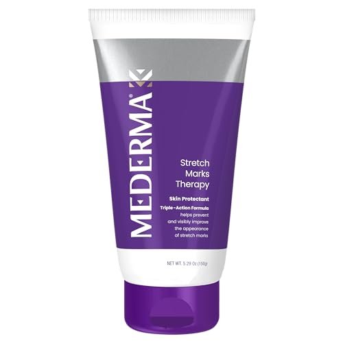 Mederma Stretch Marks Therapy, Helps Prevent and Treat Stretch Marks, Safe to Use When Pregnant, Pregnancy Skin Care, 5.29 oz (150g)