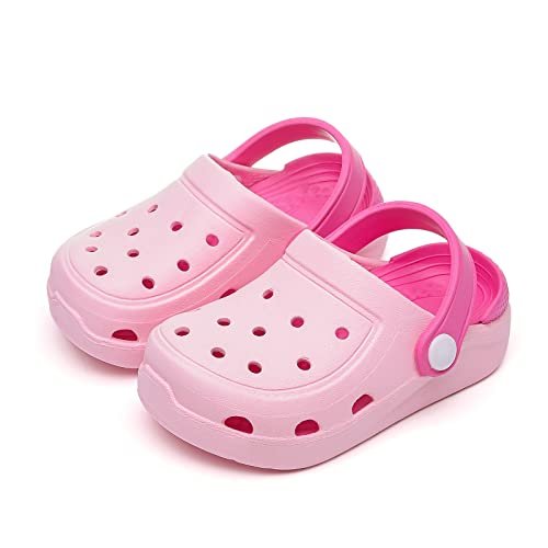 MEMON Baby Boys Girls Clogs Slippers Toddler Slip On Lightweight Sandals Shockproof Girls Summer Pool Beach Shoe