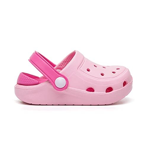 MEMON Baby Boys Girls Clogs Slippers Toddler Slip On Lightweight Sandals Shockproof Girls Summer Pool Beach Shoe