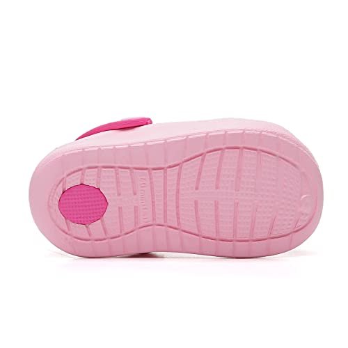 MEMON Baby Boys Girls Clogs Slippers Toddler Slip On Lightweight Sandals Shockproof Girls Summer Pool Beach Shoe