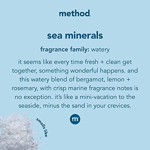 Method Gel Hand Soap, Sea Minerals, Biodegradable Formula, 12 fl oz (Pack of 1)