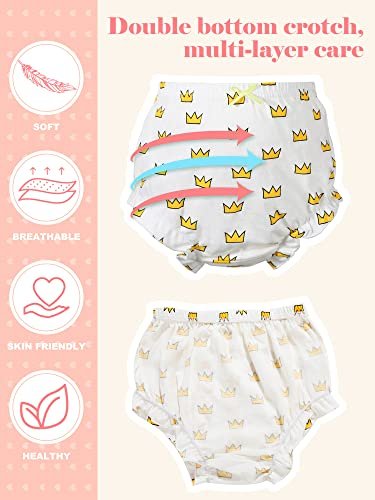 Mixweer 15 Pcs Diaper Covers for Baby Newborn Bloomers Ruffle Shorts Toddler Summer Assorted Panties Shorts Set for Boys Girls (Fresh, For 18-24 Months)