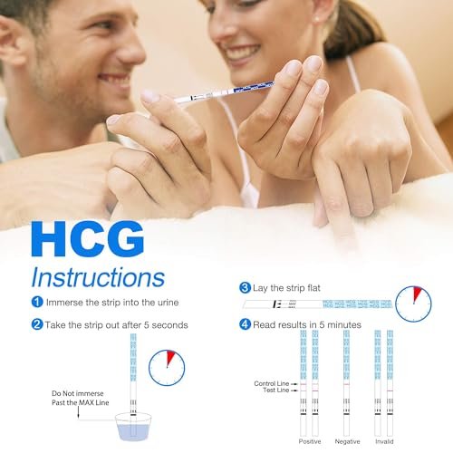 MomMed Ovulation Test Strips, Ovulation and Pregnancy Tests (LH50-HCG20), Includes 50 Ovulation Tests and 20 Pregnancy Tests with 70 Urine Cups, Accurately Track Ovulation and Detect Early Pregnancy