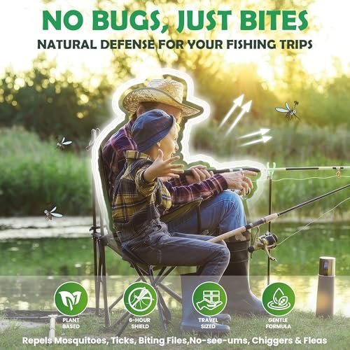 Mosquito Repellent Spray - Plant-Based Natural Insect Repellent Spray with Essential Oils, DEET-Free, Long-Lasting Protection (2 Fl Oz, 2 Pack)