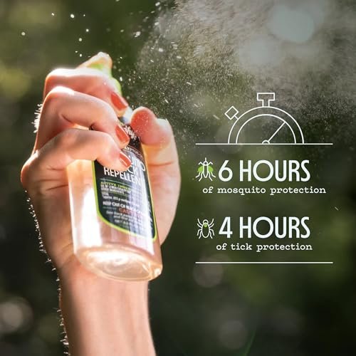 Murphy's Naturals Mosquito & Tick Bug Repellent Spray, Oil of Lemon Eucalyptus for Skin + Outdoor Gear, DEET-Free, 4 Ounce Pump, 2-Pack