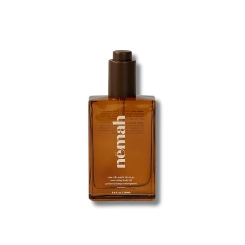 Nemah - Nourishing Belly Oil for Pregnant Women, Pregnancy Belly Oil - Hydrating Stretch Mark Oil with Jojoba and Coconut Oil - Vegan & Cruelty-Free - 3.4 fl. oz.