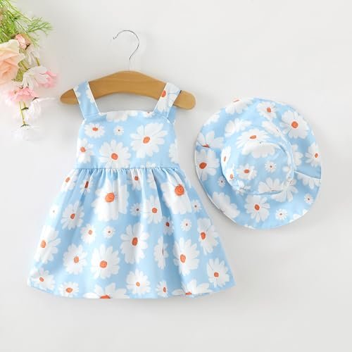 Newborn Infant Baby Girl Dress Toddler Girl Clothes Halter Backless Sleeveless Flower Sundress Summer Dresses for Girl