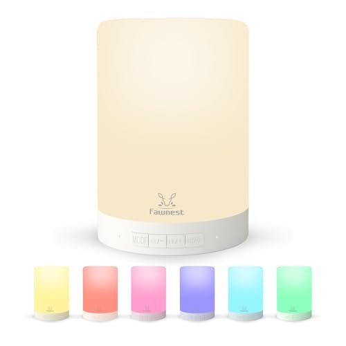 Night Light Baby Nursery Lamp - Wireless Speaker Egg Light for Nursery Decor - Portable Touch Control Nightlight A Newborn Essentials Must Haves